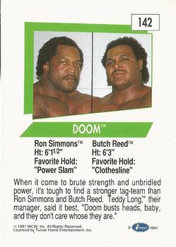 1991 Impel WCW #142 Doom Back