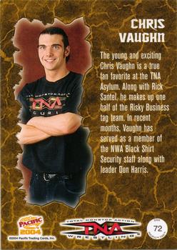 2004 Pacific TNA - Main Event Autographs #72 Chris Vaughn Back
