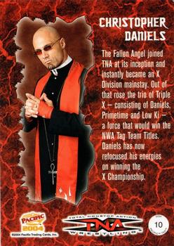 2004 Pacific TNA - Red #10 Christopher Daniels Back