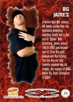 2004 Pacific TNA - Red #23 BG James Back