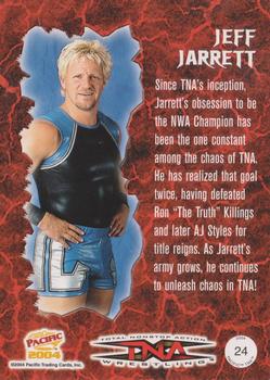 2004 Pacific TNA - Red #24 Jeff Jarrett Back