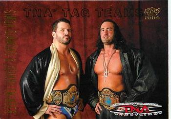 2004 Pacific TNA - Tag Teams #1 Simon Diamond / Johnny Swinger Front