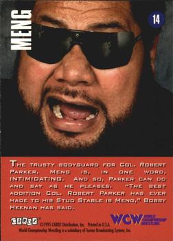 1995 Cardz WCW Main Event #14 Meng Back