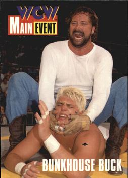 1995 Cardz WCW Main Event #15 Bunkhouse Buck Front