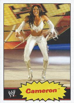 2012 Topps Heritage WWE #9 Cameron Front