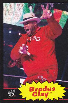 2012 Topps Heritage WWE - Black #8 Brodus Clay Front