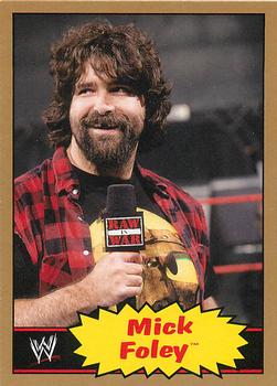 2012 Topps Heritage WWE - Gold #52 Mick Foley Front