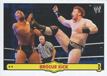 2012 Topps Heritage WWE - Ringside Action #47 Sheamus/Brogue Kick Front
