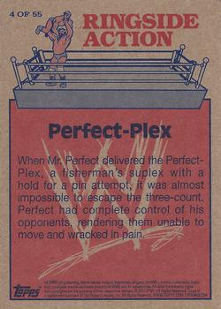 2012 Topps Heritage WWE - Ringside Action #4 Mr. Perfect/Perfect-Plex Back