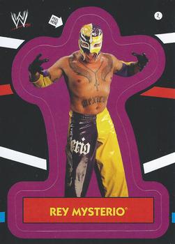 2012 Topps Heritage WWE - Stickers #2 Rey Mysterio Front