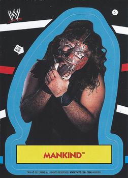 2012 Topps Heritage WWE - Stickers #5 Mankind Front
