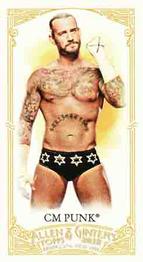 2012 Topps Heritage WWE - Allen & Ginter #3 CM Punk Front