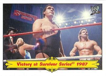 2012 Topps Heritage WWE - Andre The Giant Tribute #5 Victory at Survivor Series 1987 Front