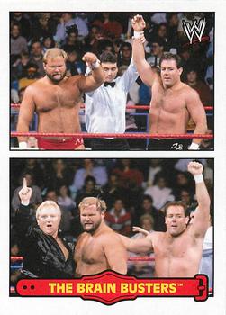 2012 Topps Heritage WWE - Fabled Tag Teams #2 The Brain Busters Front