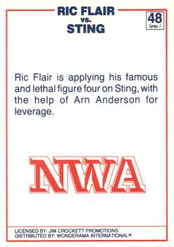 1988 Wonderama NWA #48 Ric Flair / Sting Back