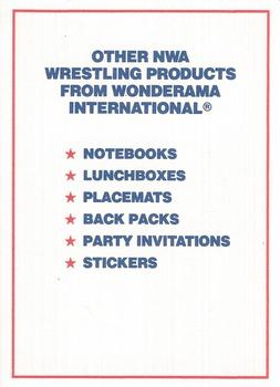 1988 Wonderama NWA #NNO Ric Flair Header Card Back