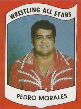 1982 Wrestling All Stars Series A #14 Pedro Morales Front