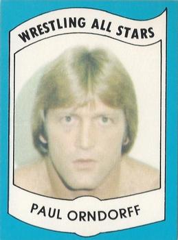 1982 Wrestling All Stars Series B #12 Paul Orndorff Front