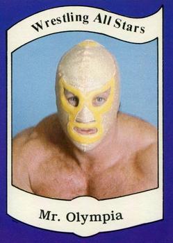 1983 Wrestling All Stars Series A #11 Mr. Olympia Front
