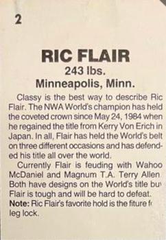 1985 Wrestling All Stars #2 Ric Flair Back