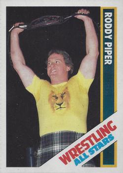 1985 Wrestling All Stars #15 Roddy Piper Front