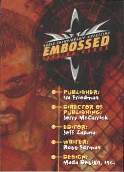 1999 Topps WCW Embossed #1 Title Card Front