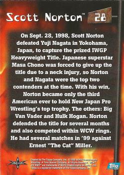 1999 Topps WCW Embossed #28 Scott Norton Back