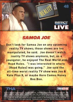2013 TriStar TNA Impact Live #48 Samoa Joe Back