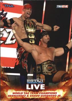 2013 TriStar TNA Impact Live #87 World Tag Team Champions Hernandez and Chavo Guerrero Jr. Front