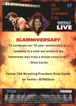 2013 TriStar TNA Impact Live #97 Slammiversary Back