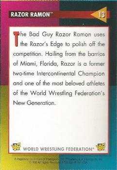 1995 WWF Magazine #13 Razor Ramon Back