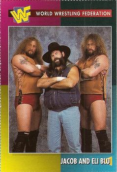 1995 WWF Magazine #24 Jacob and Eli Blue (With Uncle Zeb) Front