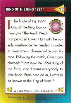 1995 WWF Magazine #38 King of the Ring '94 (O. Hart vs Ramon-Final Round) Back