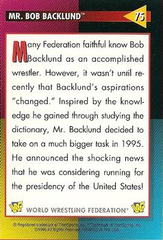 1995 WWF Magazine #75 Mr. Bob Backlund Back