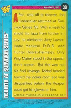 1996 WWF Magazine #38 Rebirth at Survivor Series Back