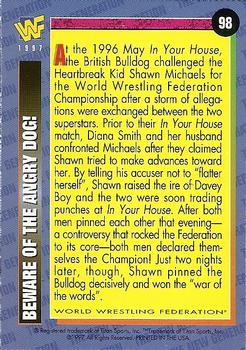 1997 WWF Magazine #98 Beware of the Angry Dog! Back