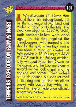 1997 WWF Magazine #101 Tempers Explode on Raw Is War! Back