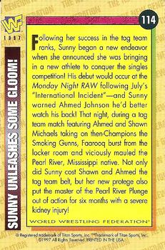 1997 WWF Magazine #114 Sunny Unleashes Some Gloom! Back