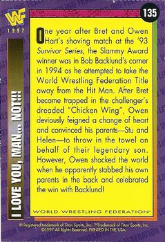 1997 WWF Magazine #135 I Love You, Man...Not!!! Back