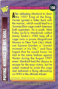 1998 WWF Magazine #150 Paying Homage to His Idol! Back