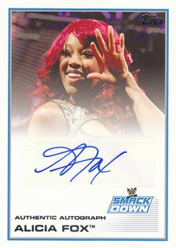 2013 Topps WWE - Autographs #2 Alicia Fox Front
