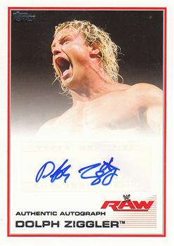 2013 Topps WWE - Autographs #9 Dolph Ziggler Front
