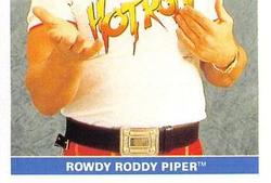 1991 WWF Superstars Stickers #113 Rowdy Roddy Piper Front