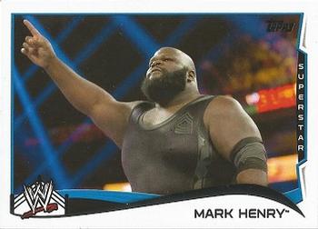 2014 Topps WWE #81 Mark Henry Front