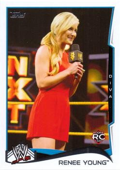 2014 Topps WWE #83 Renee Young Front