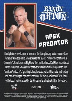 2013 Topps WWE Signature Series Dog Tags Inserts #6 Randy Orton Back