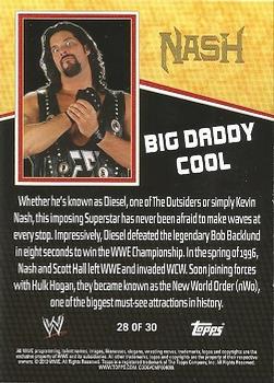 2013 Topps WWE Signature Series Dog Tags Inserts #28 Kevin Nash Back