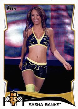 2014 Topps WWE - NXT Prospects #17 Sasha Banks Front