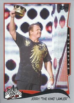 2014 Topps WWE - Silver #24 Jerry Lawler Front