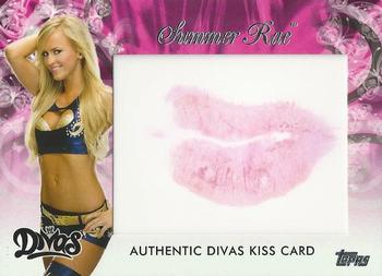 2014 Topps WWE - Divas Kiss #NNO Summer Rae Front